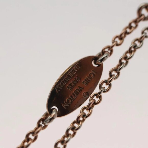 LOUIS VUITTON Collier LV Necklace metal Pink gold - Picture 15 of 16